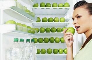 青苹果和水每月减掉10公斤