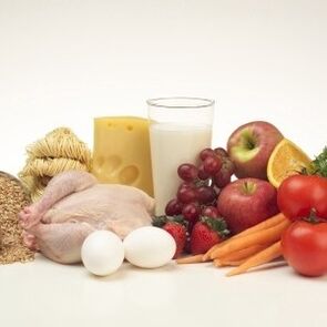 六瓣饮食中的蛋白质食品和水果