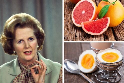 玛格丽特·撒切尔 (Margaret Thatcher) 和玛吉 (Maggi) 减肥食品